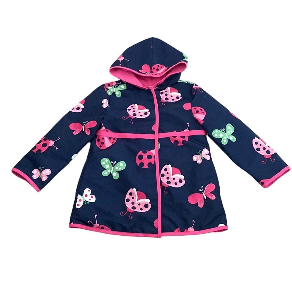 Gymboree Butterfly Ladybug Rain Jacket XS